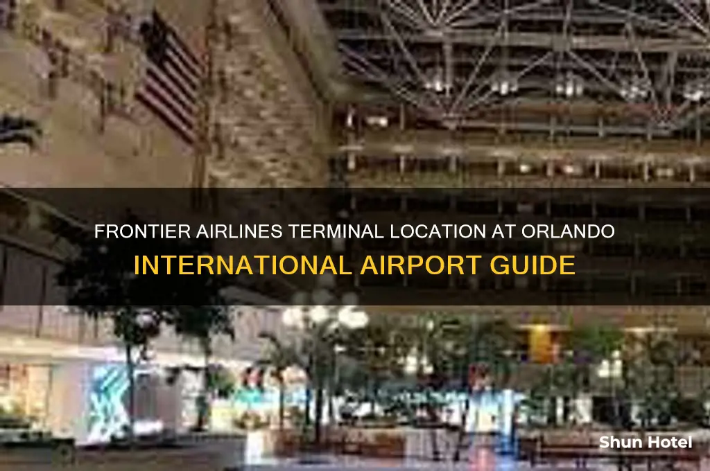 which side of orlando international airport ia fronteer airline on