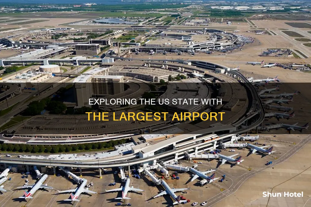which state has the largest airport