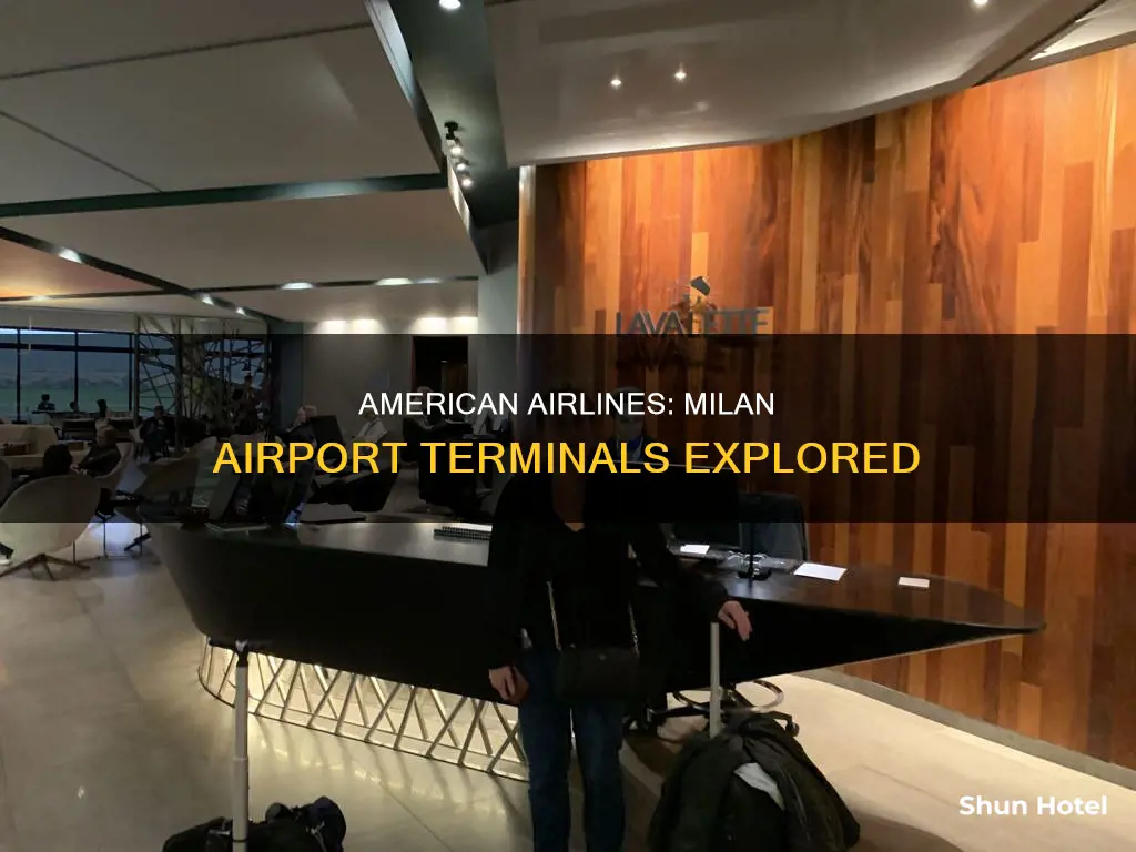 which termimal milan airport american airlines