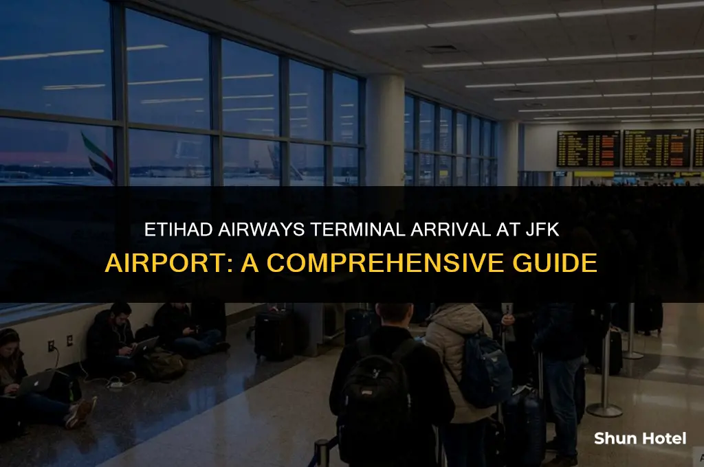 which terminal abudhabi etihad flight came on jfk airport