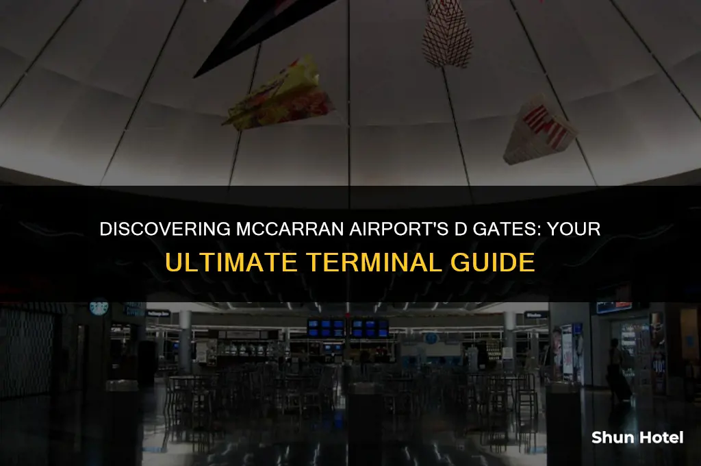 which terminal are d gates at mccarran airport las vegas