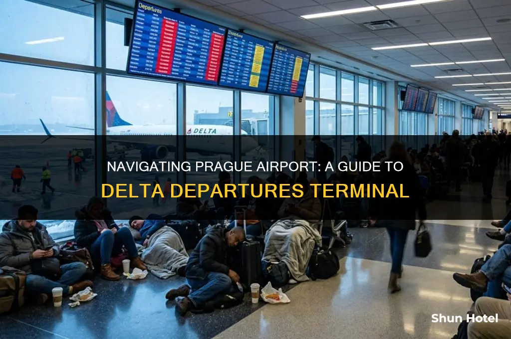 which terminal are delta departures at prague airport