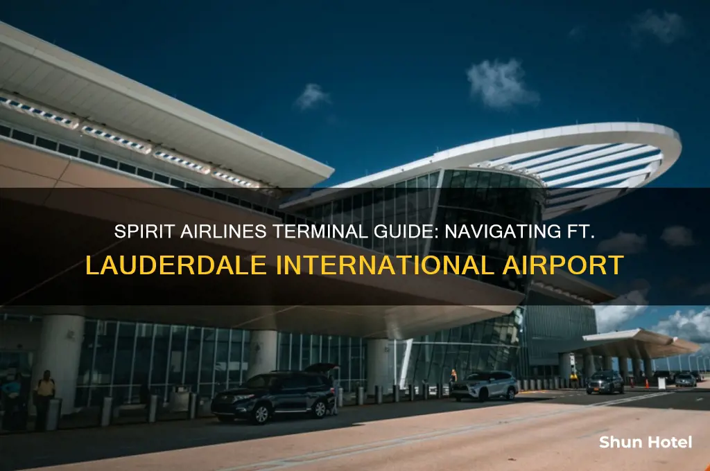 which terminal at ft lauderdale international airport is spirit airlines
