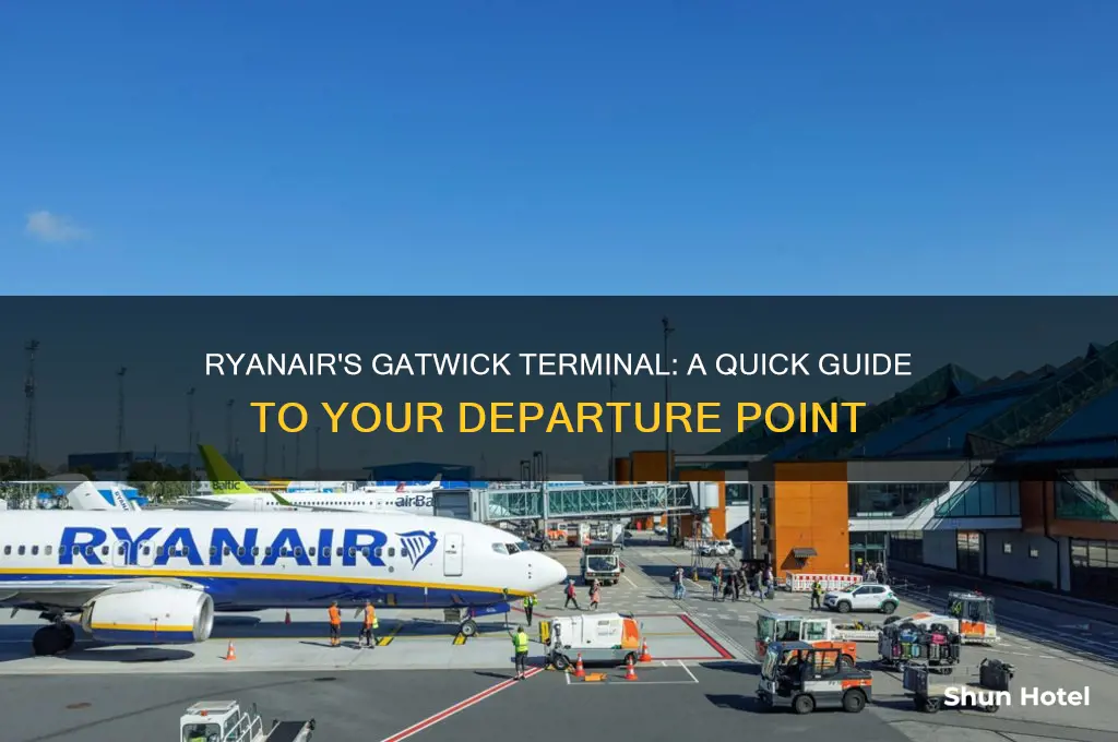 which terminal at gatwick airport does ryanair fly from