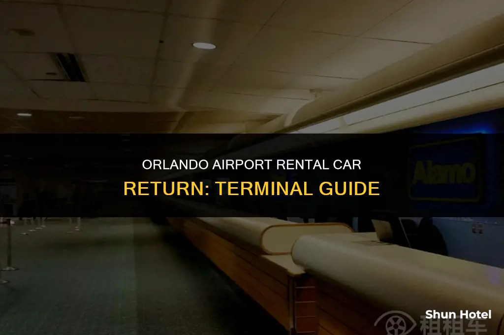 which terminal at orlando airport for rental car return