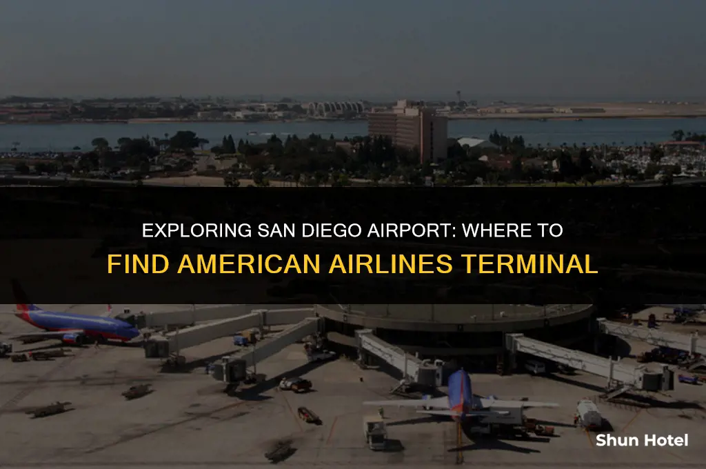 which terminal at san diego airport is american airlines