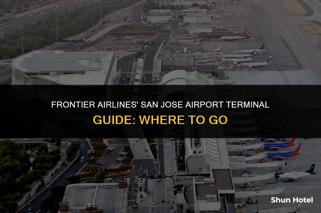 which terminal at san jose airport for frontier airlines