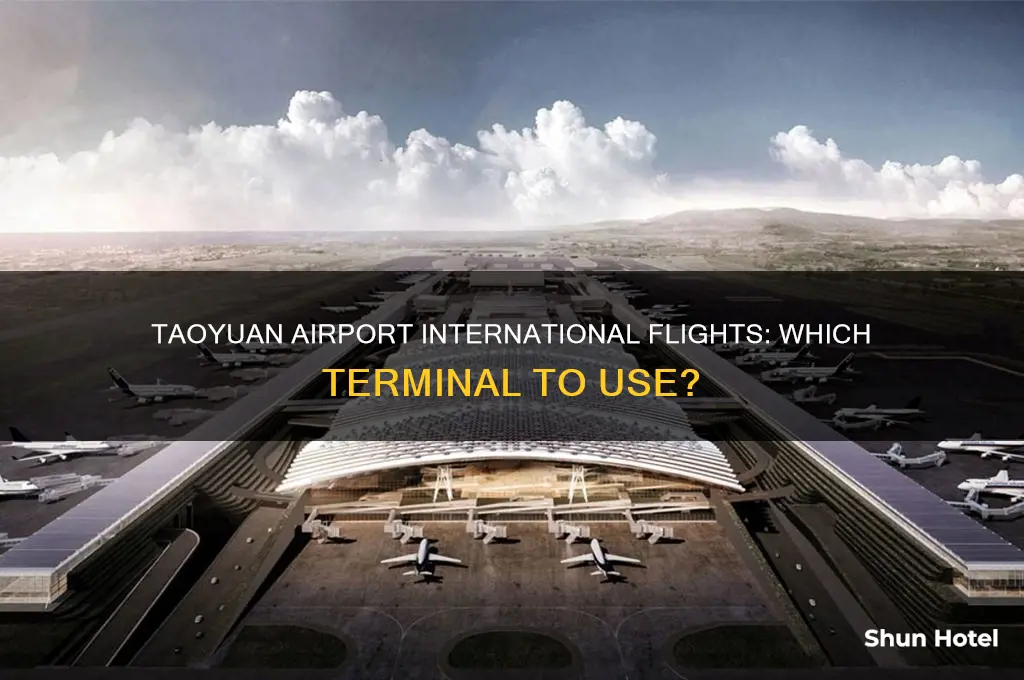 which terminal at taoyuan airport is international flights
