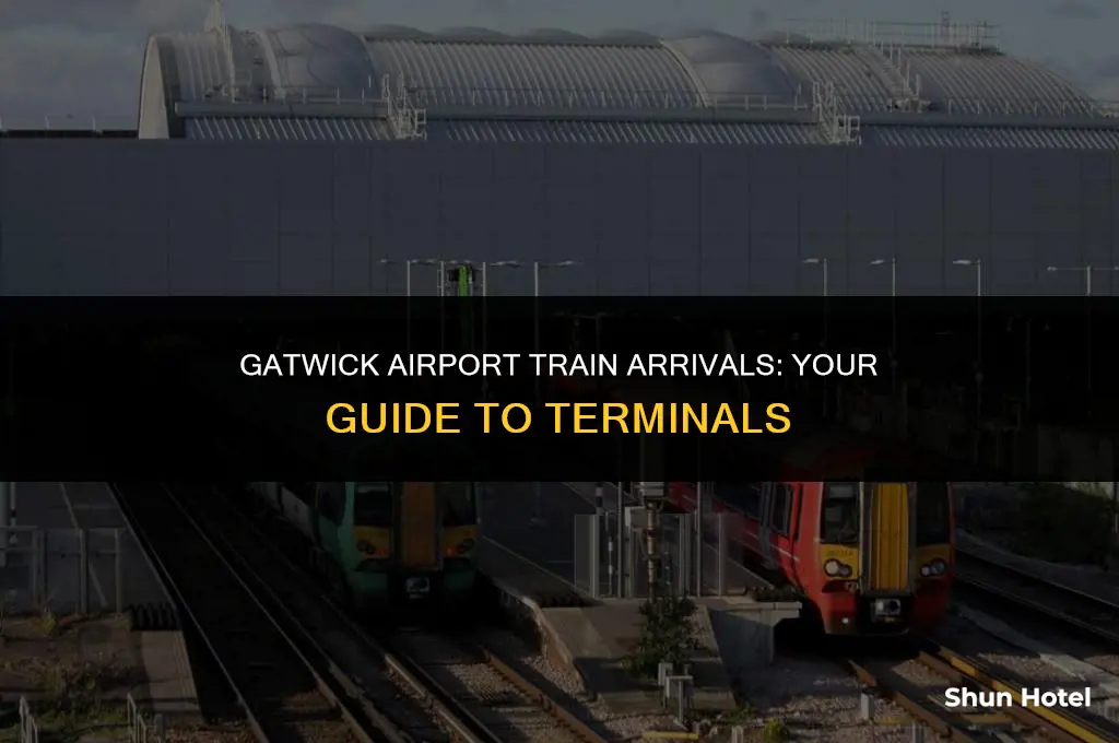 which terminal do trains arrive at gatwick airport
