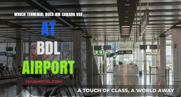 Air Canada's Terminal at BDL Airport