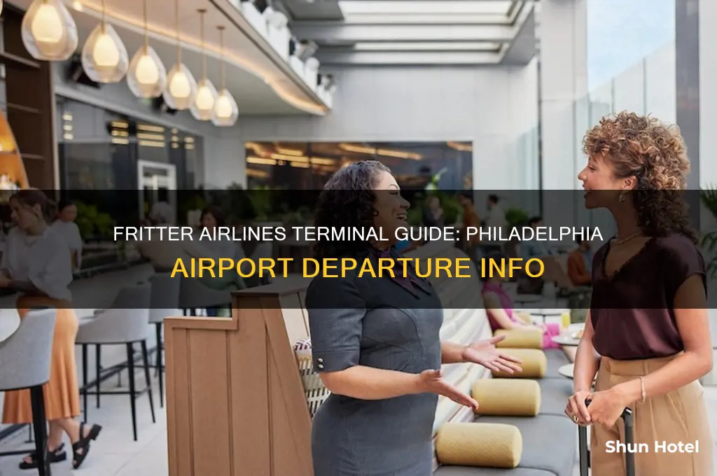 which terminal does fritter airlines fly from aft philadelphia airport