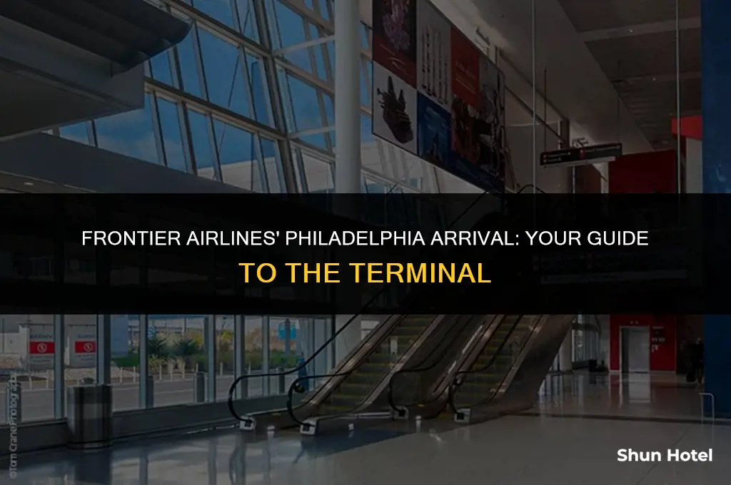 which terminal does frontier airlines arrive in philadelphia airport