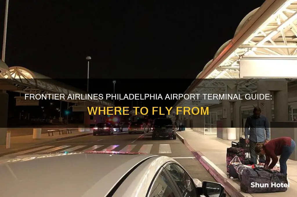 which terminal does frontier airlines fly from at philadelphia airport