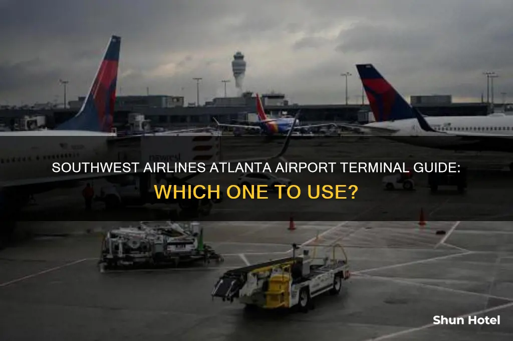 which terminal does southwest fly out of atlanta airport