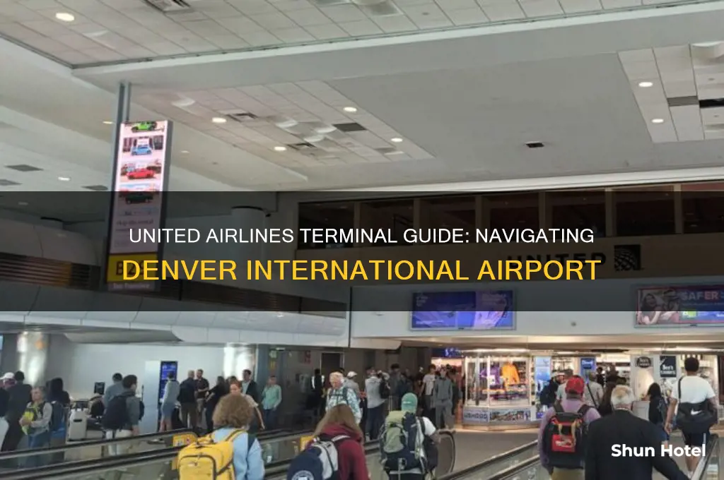 which terminal does united use at denver international airport
