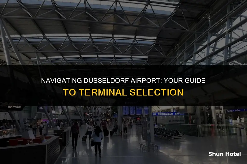 which terminal dusseldorf airport