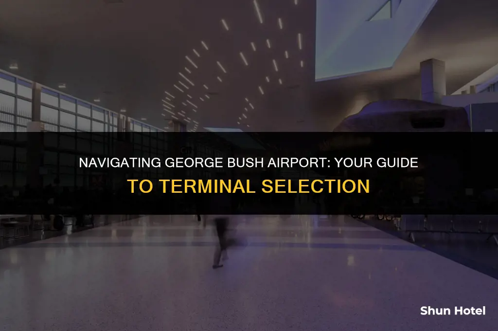 which terminal george bush airport