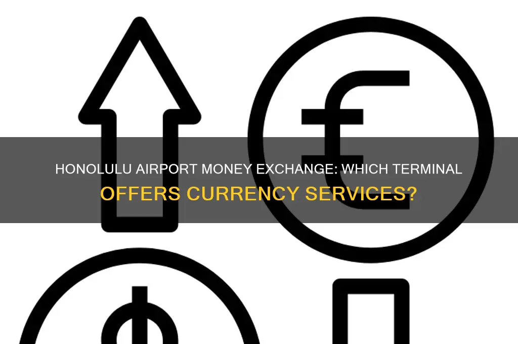which terminal has money exchange servoce at honolulu international airport