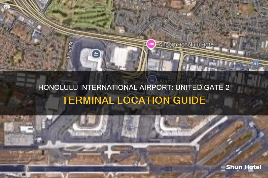 which terminal has united gate 2 at honolulu international airport