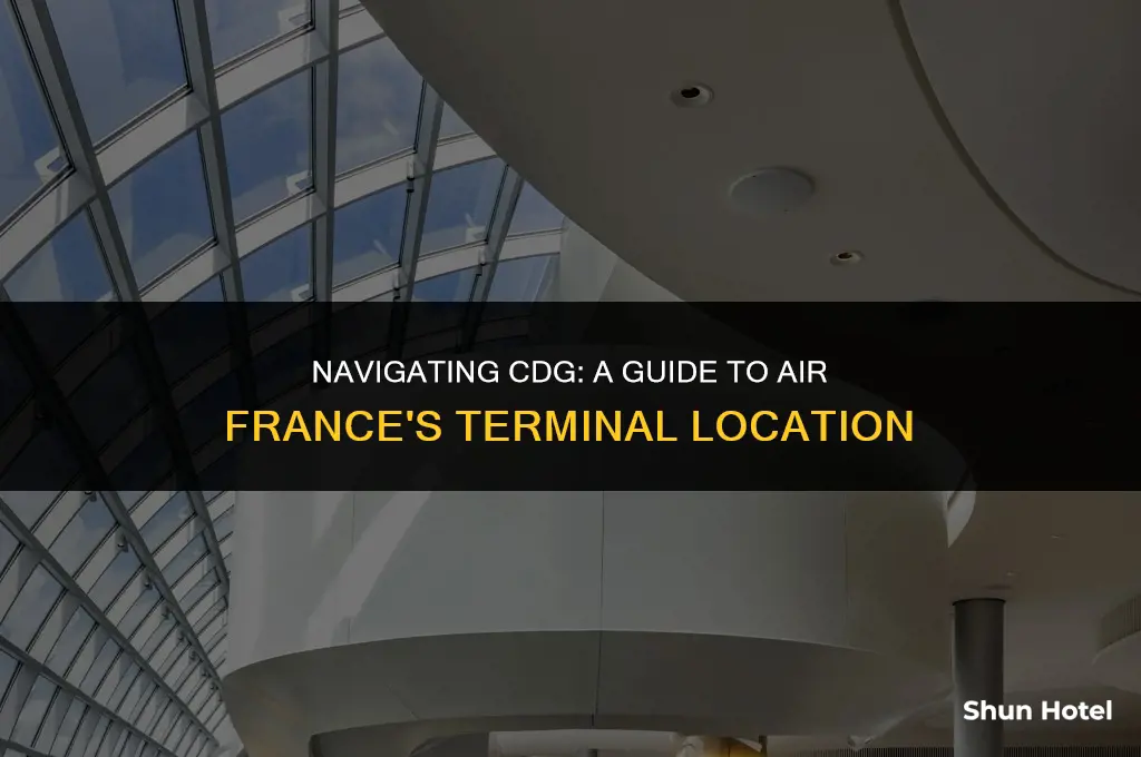 which terminal is air france in the cdg airport