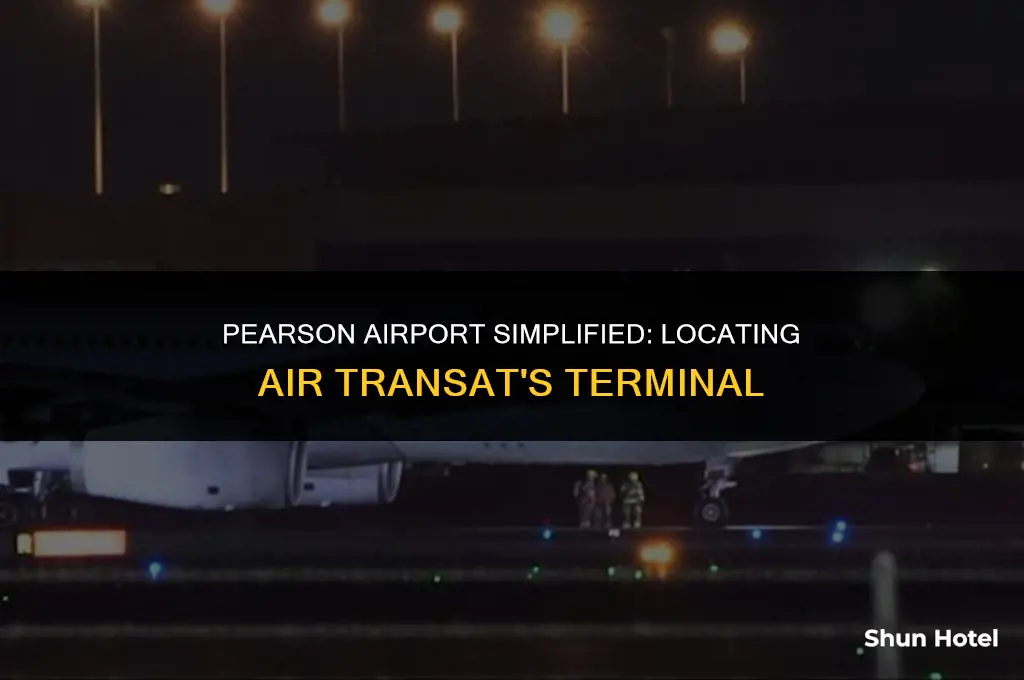 which terminal is air transat at pearson airport