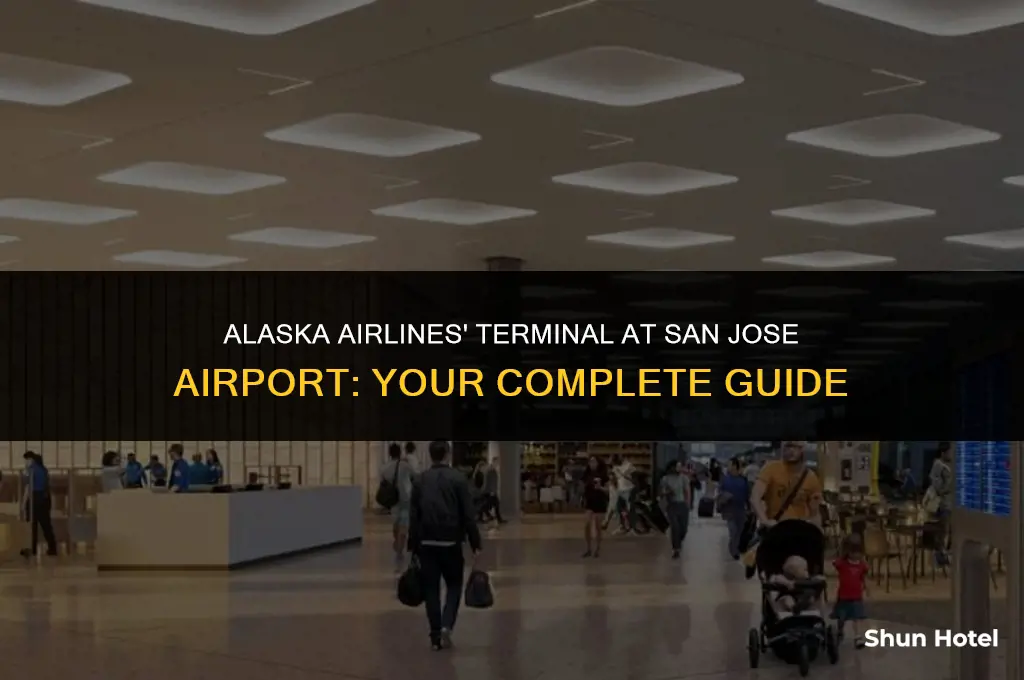 which terminal is alaska airlines at san jose airport