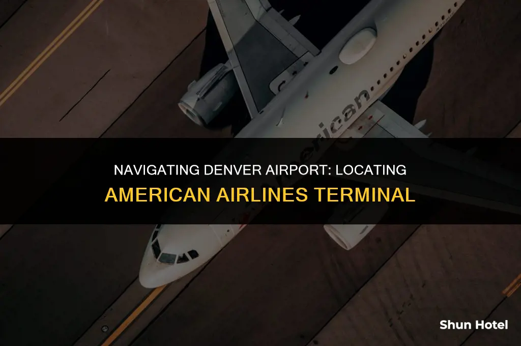 which terminal is american airlines at denver airport