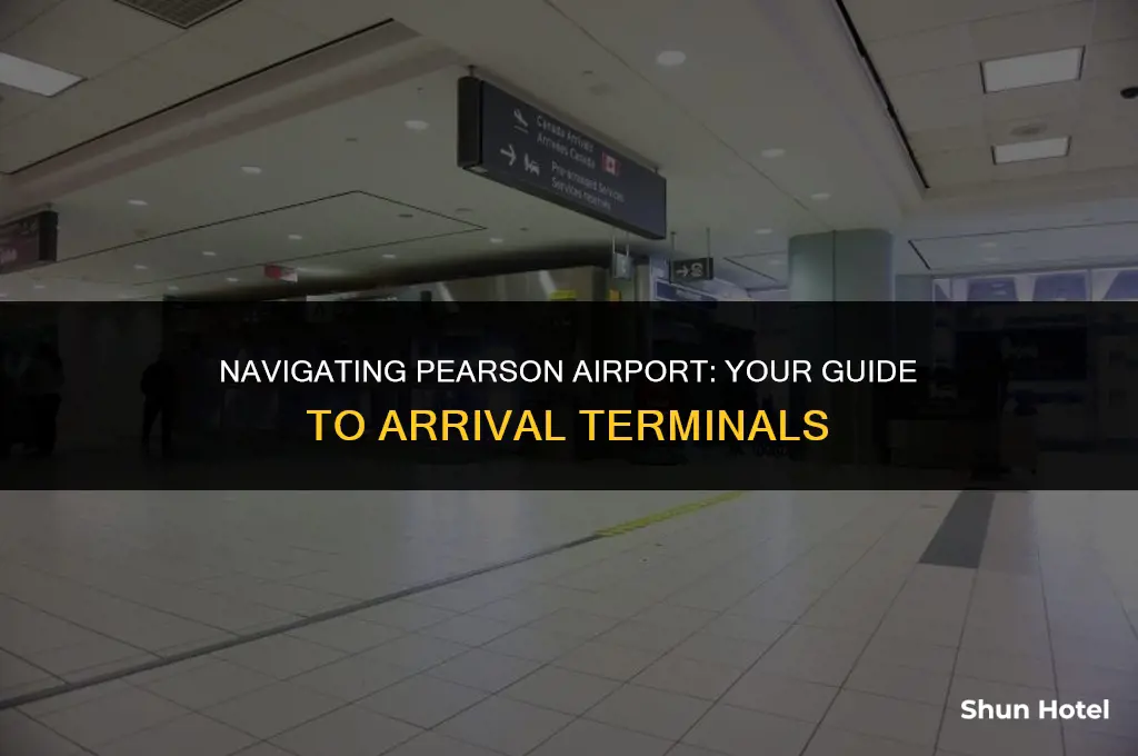 which terminal is arrival at pearson airport