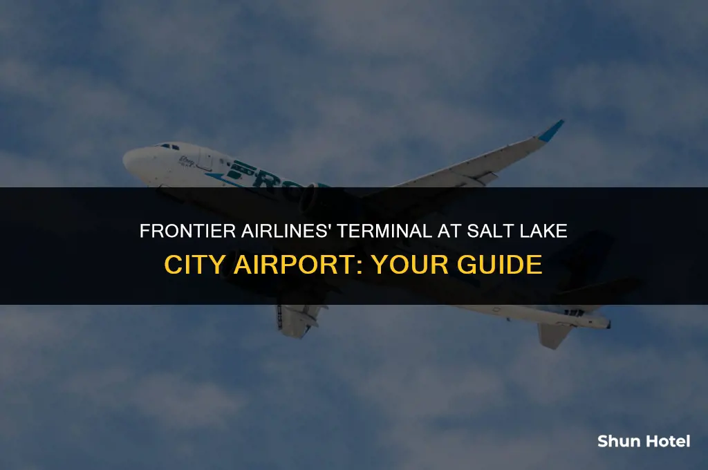 which terminal is frontier airlines in salt lake city airport