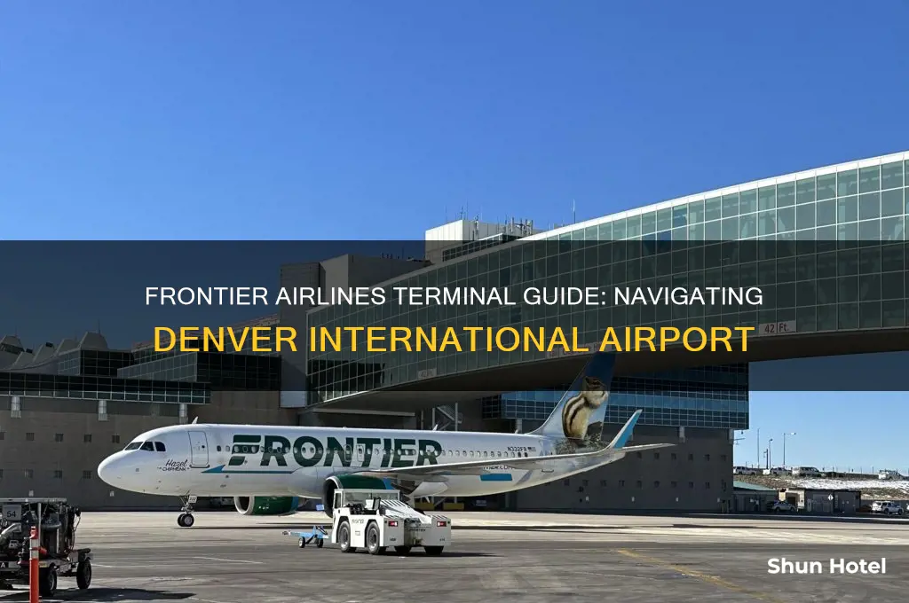 which terminal is frontier at denver international airport