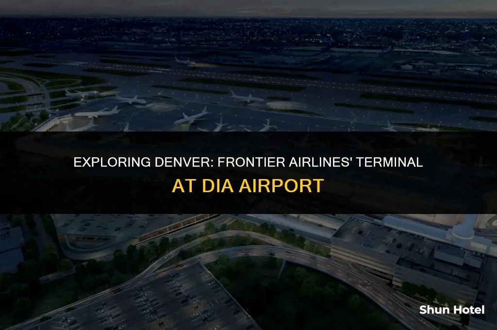 which terminal is frontier located at dia airport
