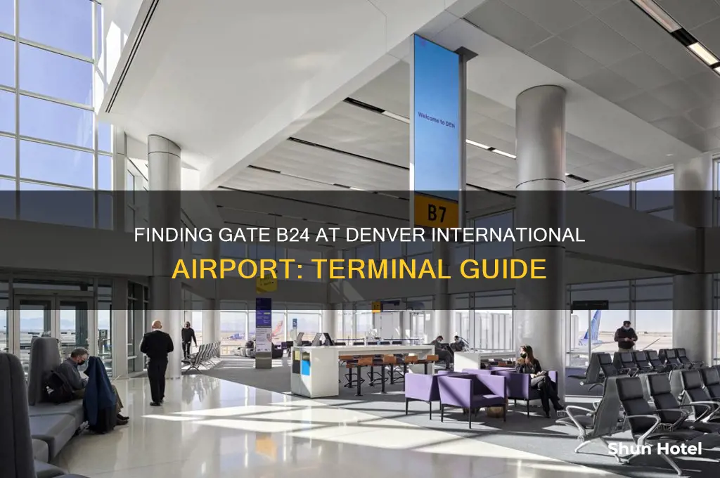 which terminal is gate b24 in denver international airport