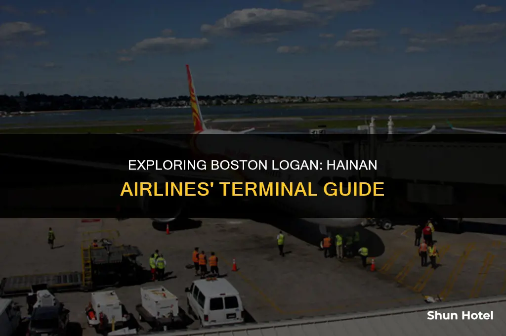 which terminal is hainan airlines at boston logan airport