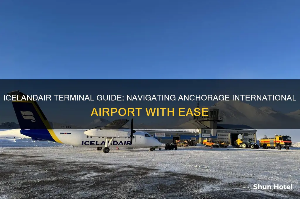 which terminal is icelandair at in anchorage international airport