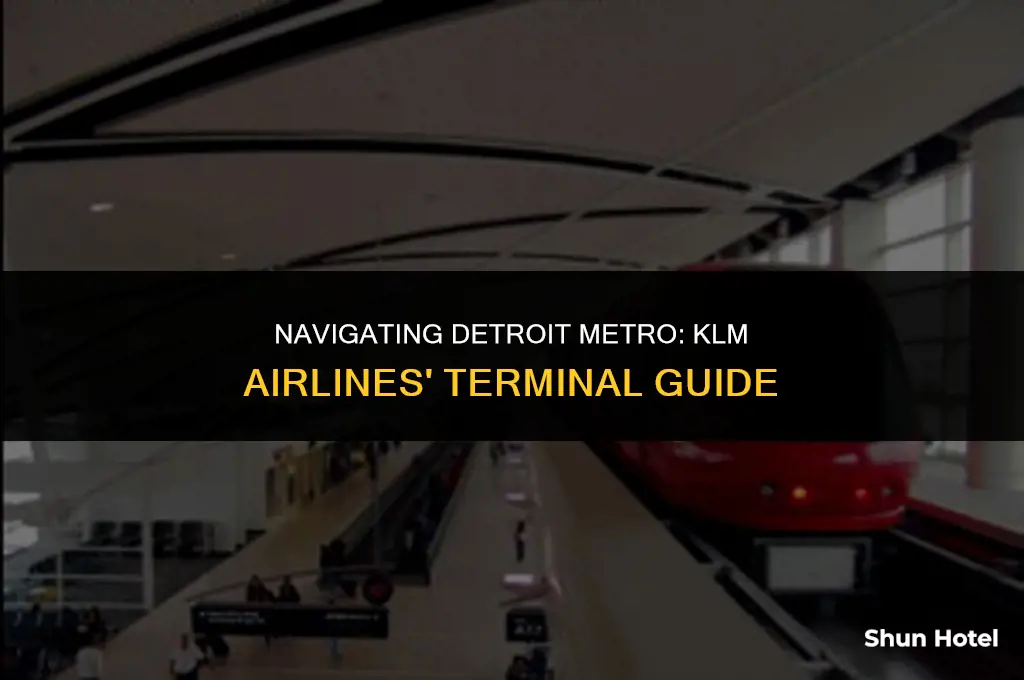 which terminal is klm airlines in detroit metro airport