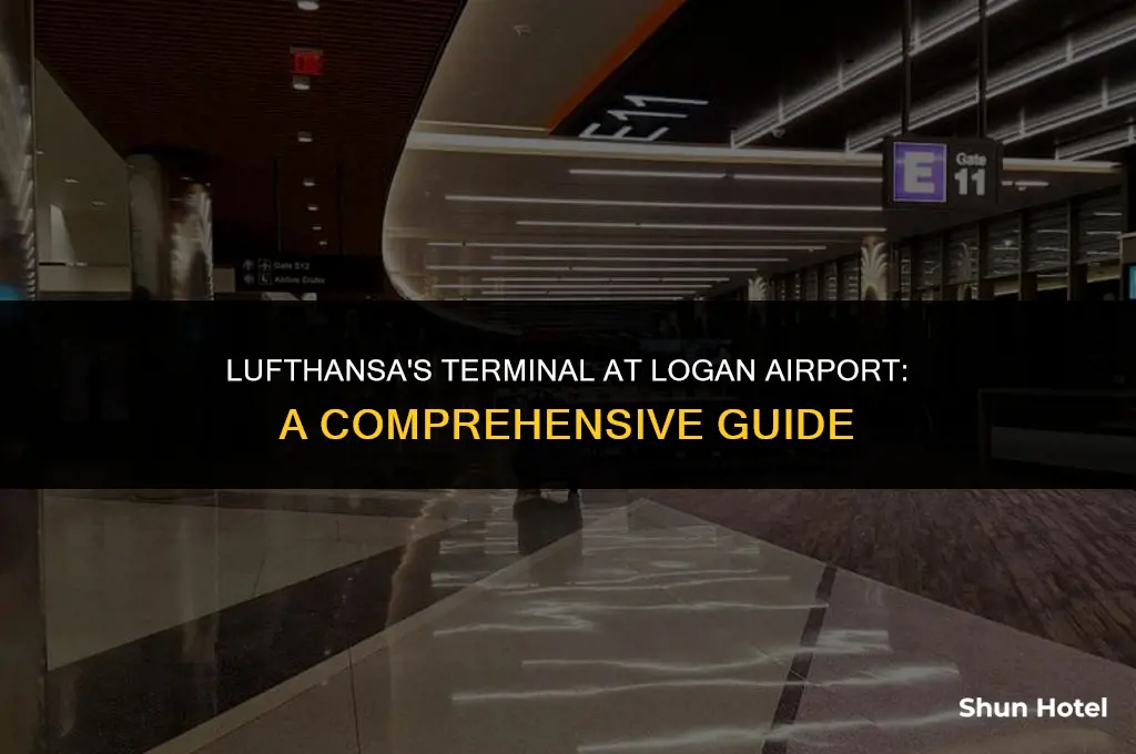 which terminal is lufthansa at logan airport
