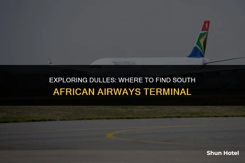 which terminal is south african airways at dulles airport