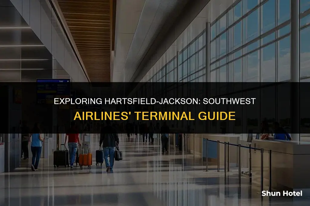 which terminal is southwest airlines at hartsfield jackson airport