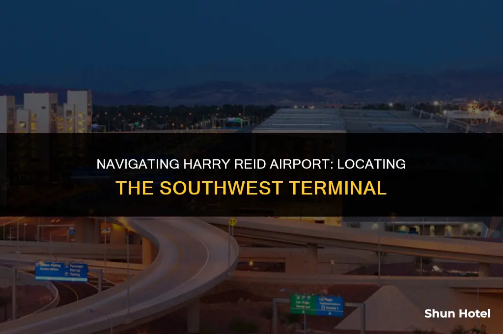 which terminal is southwest at harry reid airport