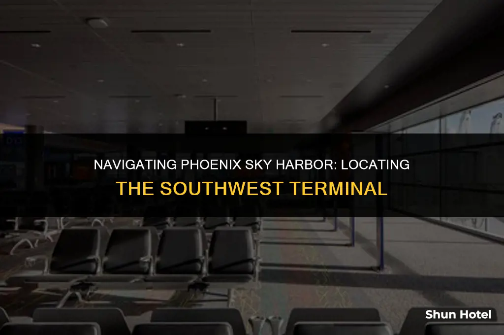 which terminal is southwest at phoenix sky harbor airport