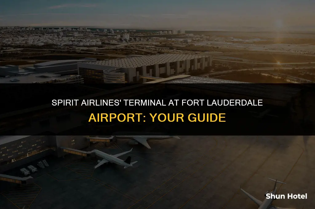 which terminal is spirit airlines at at fort lauderdale airport