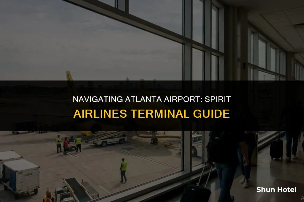 which terminal is spirit airlines at atlanta airport
