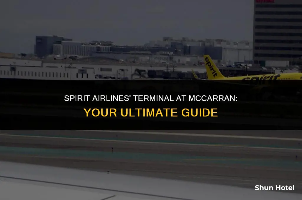 which terminal is spirit airlines at mccarran airport