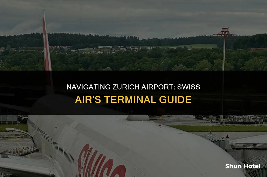 which terminal is swiss air at zurich airport
