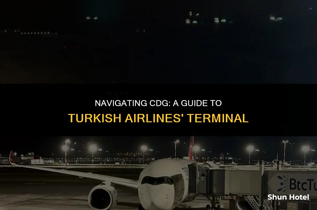 which terminal is turkish airlines at cdg airport