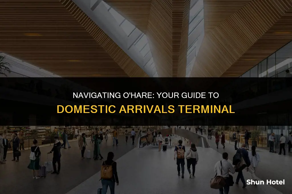 which terminal is used for domestic arrivals at ohare airport