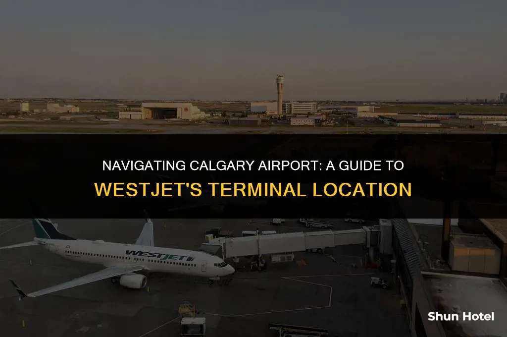 which terminal is westjet in calgary airport