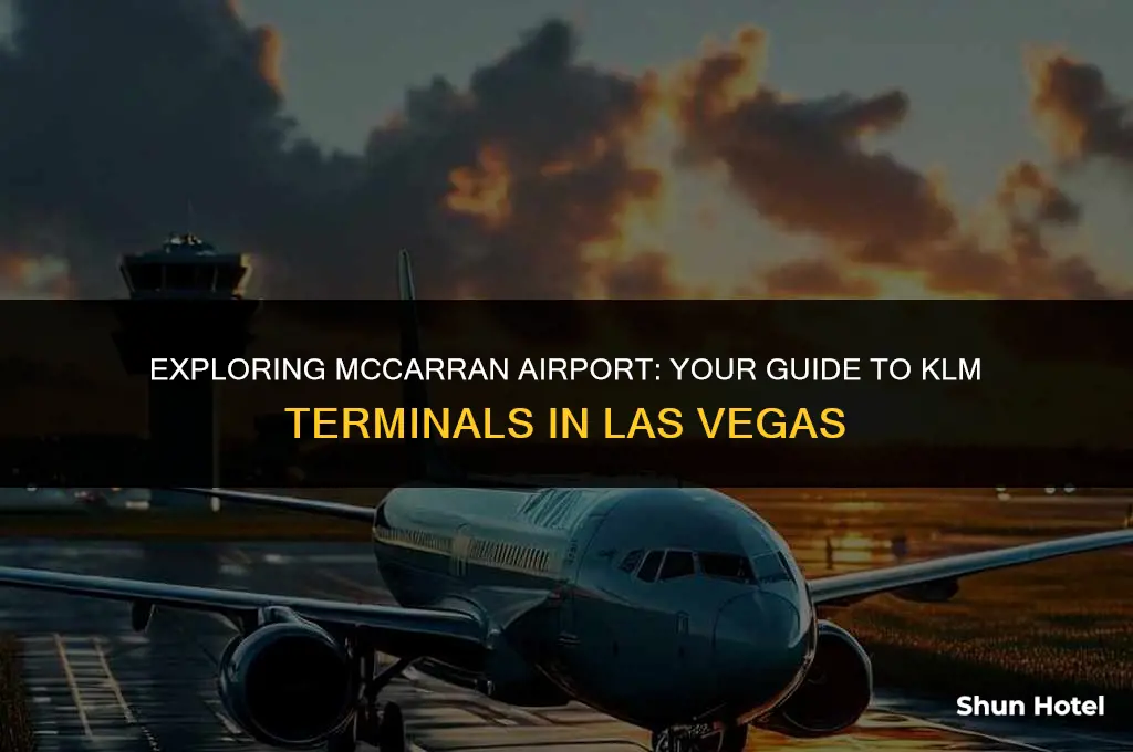 which terminal klm las vegas mccarren airport