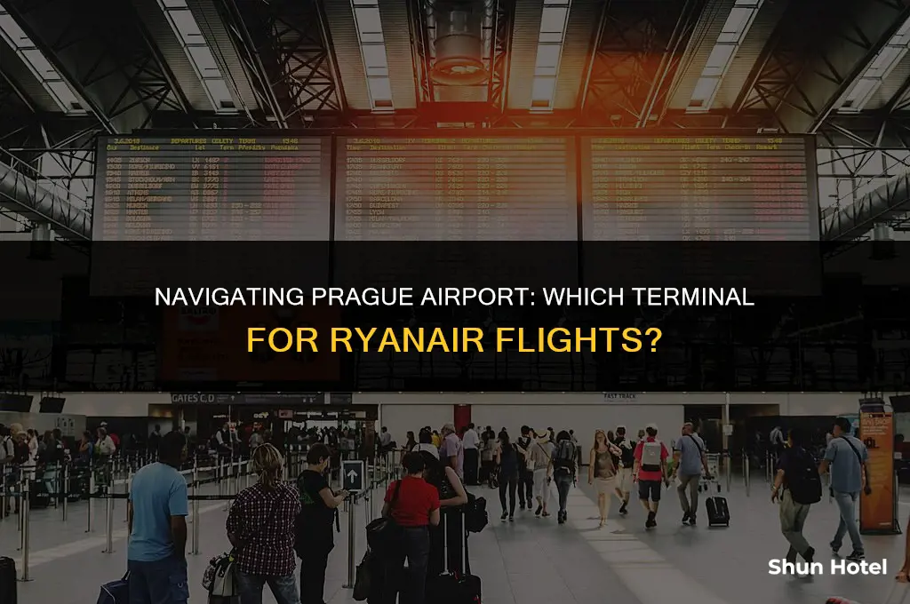 which terminal prague airport ryanair