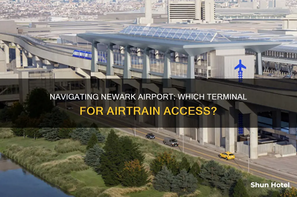 which terminal to get airtrain newark airport